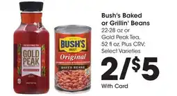 Ralphs Bush's Baked or Grillin' Beans offer