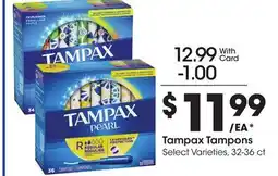 Ralphs Tampax Tampons offer