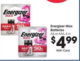 Ralphs Energizer Max Batteries offer