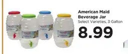 Food 4 Less American Maid Beverage Jar offer