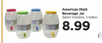 Food 4 Less American Maid Beverage Jar offer