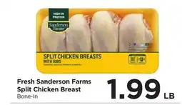 Food 4 Less Fresh Sanderson Farms Split Chicken Breast offer