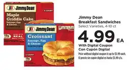 Food 4 Less Jimmy Dean Breakfast Sandwiches offer