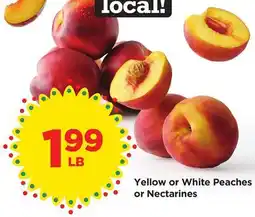 Food 4 Less Yellow or White Peaches or Nectarines offer