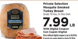 Food 4 Less Private Selection Mesquite Smoked Turkey Breast offer