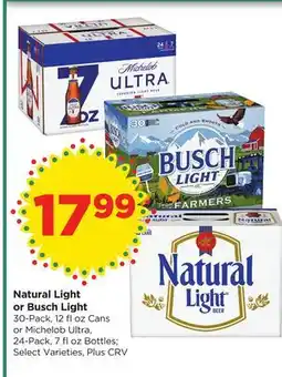 Food 4 Less Natural Light or Busch Light offer