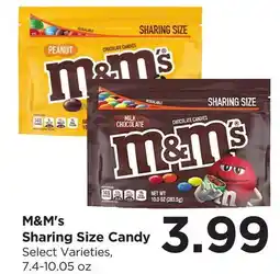 Food 4 Less M & M' s Sharing Size Candy offer
