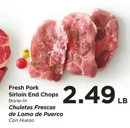 Food 4 Less Fresh Pork Sirloin End Chops offer
