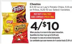 Food 4 Less Cheetos offer