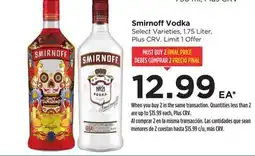 Food 4 Less Smirnoff Vodka offer