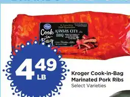 Food 4 Less Kroger Cook-in-Bag Marinated Pork Ribs offer