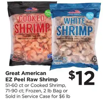 Food 4 Less Great American EZ Peel Raw Shrimp offer