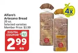 Albertsons Alfaro's Artesano Bread offer