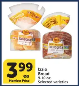 Albertsons Izzio Bread offer