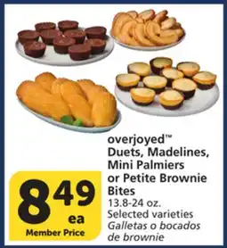Albertsons overjoyed Duets, Madelines, Mini Palmiers or Petite Brownie Bites offer