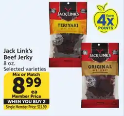 Albertsons Jack Link's Beef Jerky offer