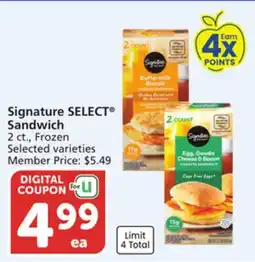 Albertsons Signature SELECT Sandwich offer