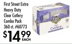 Smart & Final Extra Heavy Duty Clear Cutlery Combo Pack offer