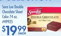 Smart & Final Sara Lee Double Chocolate Sheet Cake offer