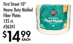 Smart & Final First Street 10 Heavy Duty Molded Fiber Plates offer