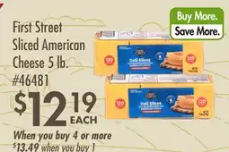 Smart & Final First Street Sliced American Cheese offer