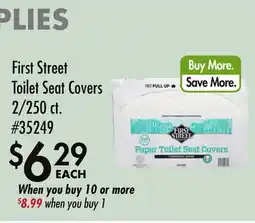 Smart & Final First Street Toilet Seat Covers offer