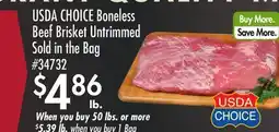 Smart & Final USDA CHOICE Boneless Beef Brisket offer