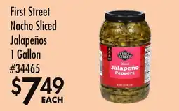 Smart & Final First Street Nacho Sliced Jalapeños offer