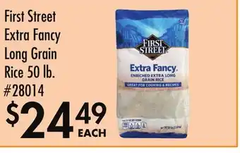 Smart & Final First Street Extra Fancy Long Grain Rice offer