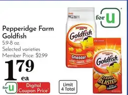 Pavilions Pepperidge Farm Goldfish offer