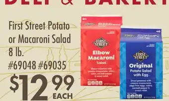 Smart & Final First Street Potato or Macaroni Salad offer