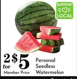 Pavilions Personal Seedless Watermelon offer