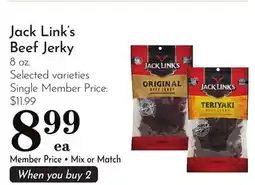 Pavilions Jack Link's Beef Jerky offer