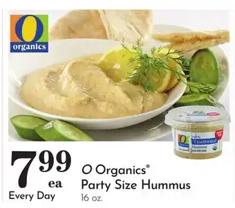 Pavilions O Organics Party Size Hummus offer