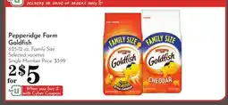 Pavilions Pepperidge Farm Goldfish offer
