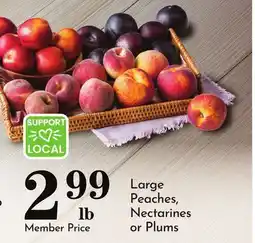 Pavilions Large Peaches, Nectarines or Plums offer