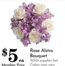 Pavilions Rose Alstro Bouquet offer