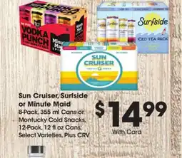 Ralphs Absolut, Surfside or Minute Maid offer