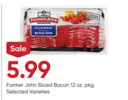 Stater Bros Farmer John Sliced Bacon offer