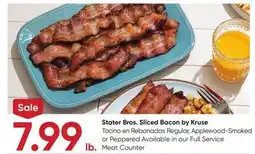 Stater Bros Stater Bros. Sliced Bacon by Kruse offer