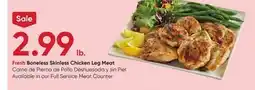 Stater Bros Fresh Boneless Skinless Chicken Leg Meat offer