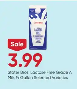 Stater Bros Stater Bros. Lactose Free Grade A Milk offer