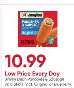 Stater Bros Jimmy Dean Pancakes & Sausage on a Stick! offer