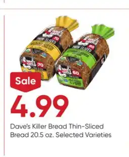 Stater Bros Dave's Killer Bread Thin-Sliced Bread offer