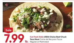 Stater Bros USDA Choice Beef Chuck Taco Meat offer