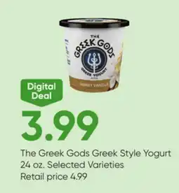 Stater Bros The Greek Gods Greek Style Yogurt offer