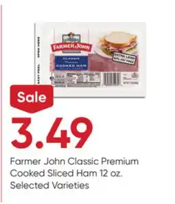 Stater Bros Farmer John Classic Premium Cooked Sliced Ham offer
