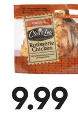 Stater Bros Cleo & Leo Whole Rotisserie-Style Baked Chicken offer