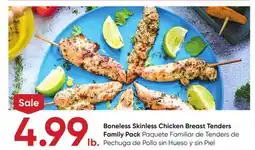 Stater Bros Boneless Skinless Chicken Breast Tenders Family Pack offer