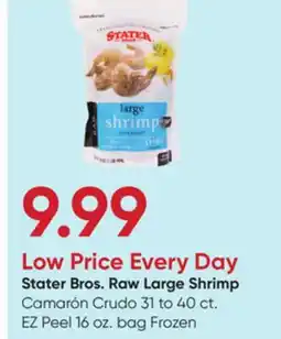 Stater Bros Stater Bros. Raw Large Shrimp offer